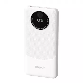 Powerbank Dudao K12 10000mAh PD22.5W USB-A, USB-C - Biały