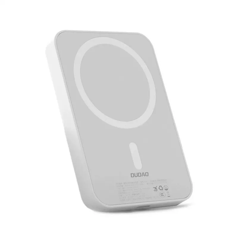 Dudao K26 10000mAh 20W USB-A / USB-C / MagSafe Power Bank Biały