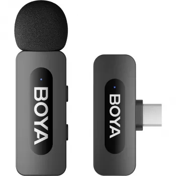 BOYA BY-V10 V2.0 Bezprzewodowy Mikrofon 2.4GHz - Czarny