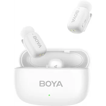 BOYA MINI-13 Bezprzewodowy System Mikrofonowy 2TX+2RX Biały