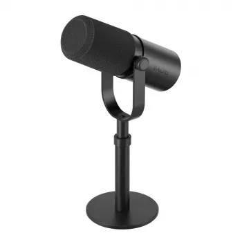 Mikrofon studyjny BOYA CastMic P60D, USB/XLR, kardioidalny, pojemnościowy, czarny