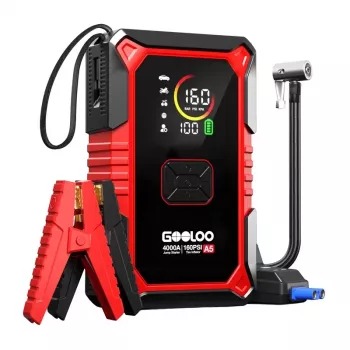 GOOLOO A5 2-in-1 Jump Starter with Compressor 2500A 26800mAh 150PSI