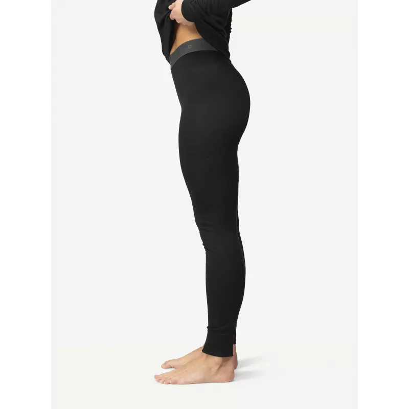 Devold Breeze Plus Merino 200 Longs Damskie Legginsy Termoaktywne - Czarny, Rozmiar M