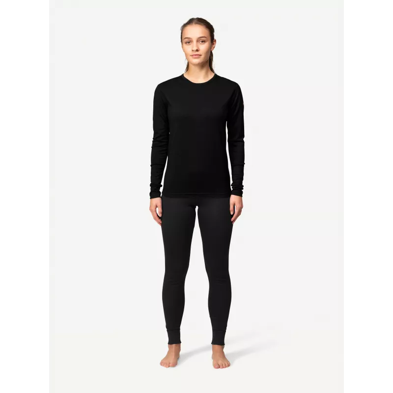 Devold Breeze Plus Merino 200 Longs Damskie Legginsy Termoaktywne - Czarny, Rozmiar M