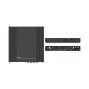 Kramer Electronics SWT3-41-U 4x1 USB 3.2 Host PoE-Acceptor Managed Switcher z 4 urządzeniami - 10 Gbps - Power over Ethernet