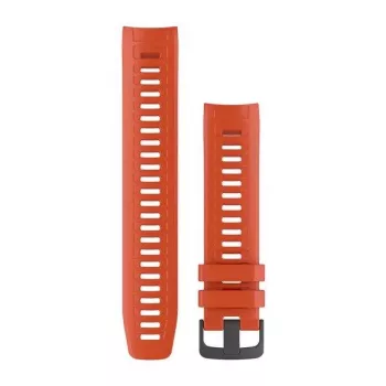 HAMA Garmin Instinct Replacement Watch Band Flame Red 22mm QuickFit Silicone 010-12854-02
