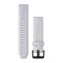 HAMA Garmin Silicone Watch Strap 20mm Whitestone (Black Clasp) 010-13102-03