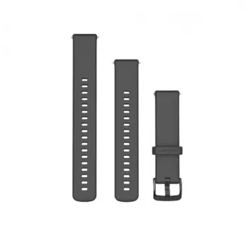 HAMA Garmin Silicone Watch Band 18mm Quick Release Gravel Gray 010-13256-00