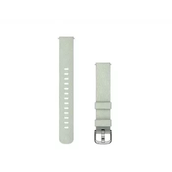 Garmin Fabric Watch Strap 14mm for Lily 2 Sage Gray Silver Buckle 010-13302-11