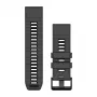 Garmin QuickFit 26mm Silicone Watch Band Graphite/Black 010-13393-10