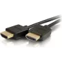 CABLES2GO C2G 0.6 m Flexible High Speed HDMI Cable with Low Profile Connectors - 4K 60 Hz - HDMI Type A Męski do HDMI Type A Męski - 3D - 10.2 Gbps - Czarny (41362)