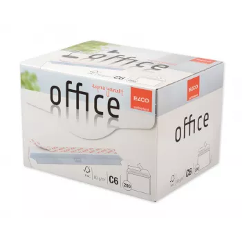 Elco Office C6 Koperta Biała 80 g/m² 114 x 162 mm