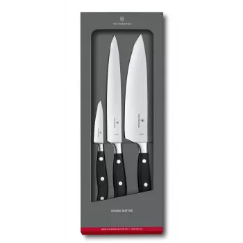 Victorinox Grand Maître 3-częściowy zestaw noży kuchennych, czarny (7.72 43.3)