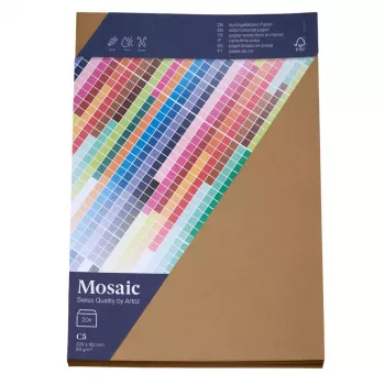 Artoz Papier Mosaic Envelopes DIN C5 No Window Natural Wet-Adhesive 20 pcs