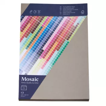 Artoz Papier Mosaic Envelopes DIN C5 Without Window Cement Wet-Adhesive 20 Pieces (9439420-217)