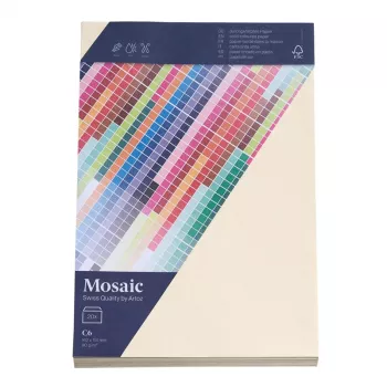Artoz Papier Mosaic Envelopes DIN C6 Windowless Ivory Wet-Adhesive 20 pcs