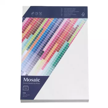 Artoz Papier Mosaic Envelopes DIN C6 Windowless White Wet-Adhesive 20 pcs
