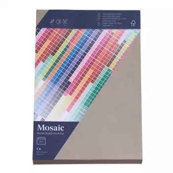 Artoz Papier Mosaic Envelopes DIN C6 without Window Cement Grey Wet-Adhesive 20 pcs