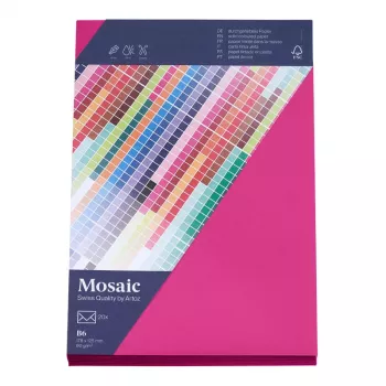 Artoz Papier Mosaic Envelopes DIN B6 Windowless Fuchsia Wet-Adhesive 20 Pieces