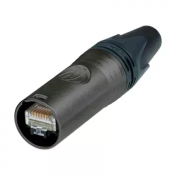Neutrik NE8MX6-B-T etherCON CAT6A Męski Nośnik Złącza Kablowego, Czarny, IP65