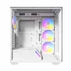 Antec Constellation Series C3 ARGB Mid Tower ATX Case z przeszklonym panelem bocznym, biały