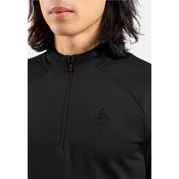 Odlo Essential Light Mid Layer 1/2 Zip - Czarny - XL