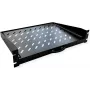 VALUE 19-calowa 1U wysuwana półka, głębokość użytkowa 450 mm, nośność 20 kg, czarna