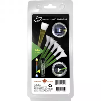 Visible Dust EZ Plus Kit Sensor Clean 1.6 - Zestaw do czyszczenia matrycy APS-C z 5 wymazówkami i 15 ml roztworu