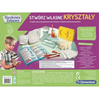 Clementoni Science & Play Crystal Growing Kit - Wyhoduj własne kryształy