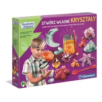 Clementoni Science & Play Crystal Growing Kit - Wyhoduj własne kryształy