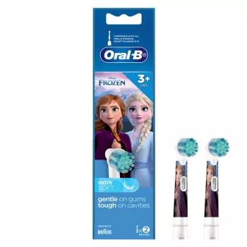 Oral-B EB10S Frozen 2 Pack Elektryczne Szczoteczki do Zębów Główki Wymienne