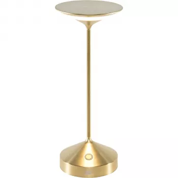 Lampa stołowa ab+ by Abert Tempo w kolorze mosiądzu