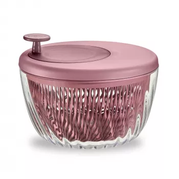 Guzzini Spin&Store Wirówka do Sałaty, Kolor Mauve Red, 4,5 L