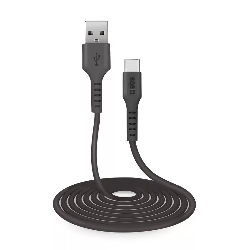 SBS TECABLETC3MTK USB-A do USB-C Kabel 3m Czarny