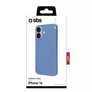 SBS Instinct Cover do iPhone 16 Niebieski