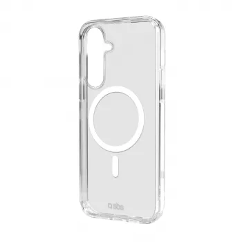 SBS Light Mag Cover z MagSafe do Galaxy S25 Przezroczysty