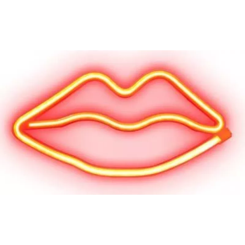 Lampa LED SBS Red Lips Glow Neon Effect