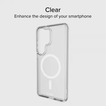 SBS Cover Light Mag Protective Case for Samsung Galaxy S26 Ultra, Transparent, MagSafe Compatible