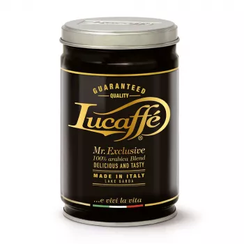 Lucaffe Mr. Exclusive 100% Arabica kawa mielona 250 g w metalowej puszce