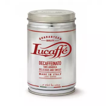LUCAFFE' Decaffeinato Mielona Kawa 250g Puszka