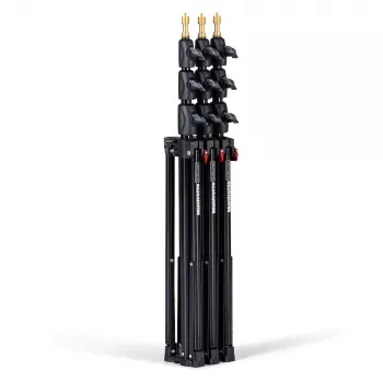 Manfrotto 1051BAC x 3 Zestaw kompaktowych statywów oświetleniowych z torbą