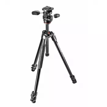 Manfrotto 290 Series MK290XTA3-3W Statyw z głowicą 3-kierunkową (czarny)