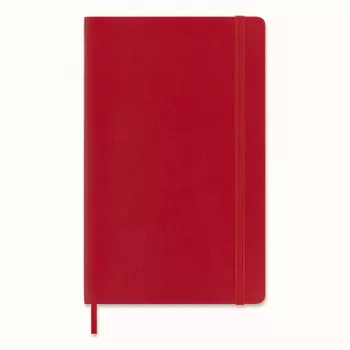 Moleskine Monochromatic Notebook Large Red Softcover Ruled 192 Pages 13x21 cm