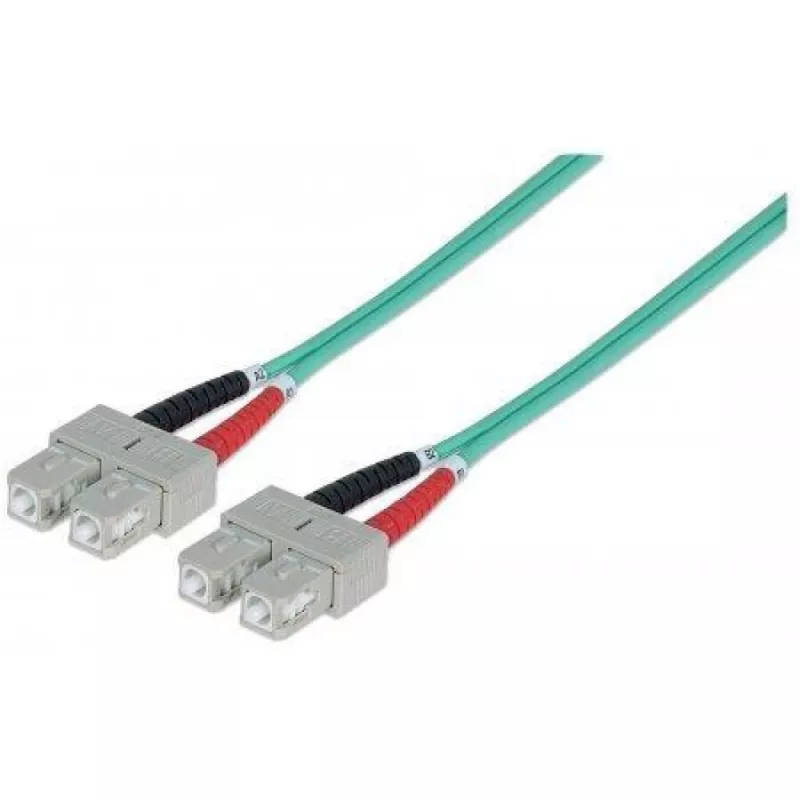TECHLY Patch Cord Fiber Optic OM3 50/125 SC-SC Duplex 5m