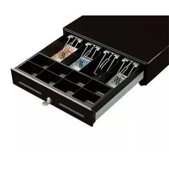 Custom Group Custom Electronic Cash Drawer - 6 V - Czarny
