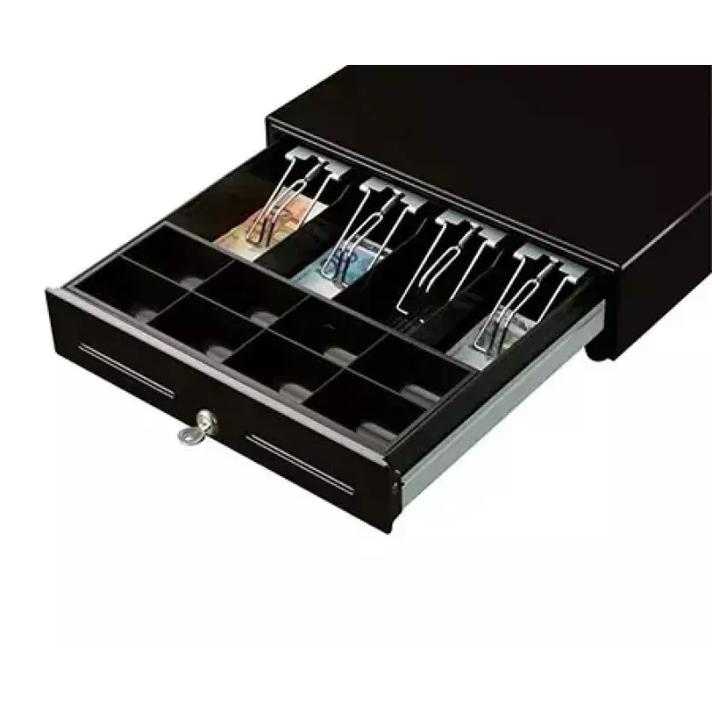 Custom Group Custom Electronic Cash Drawer - 6 V - Czarny