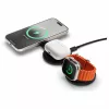 Satechi OntheGo 3-in-1 Wireless Charger z Qi2, Czarny, 15W, ST-QTG31K