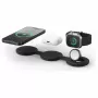 Satechi OntheGo 3-in-1 Wireless Charger z Qi2, Czarny, 15W, ST-QTG31K