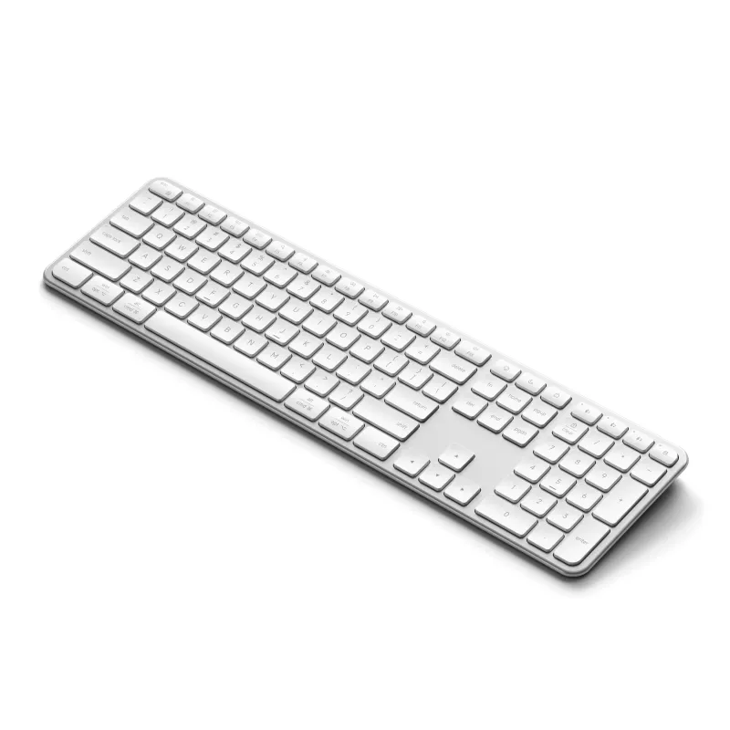Satechi Slim EX3 Bezprzewodowa klawiatura Bluetooth dla trzech urządzeń z przełącznikiem trybu Mac/Windows (Space Gray)