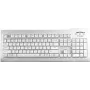Klawiatura Seal Shield Silver Seal USB QWERTZ Biała IP68 Wodoszczelna Bezpieczna w Zmywarce